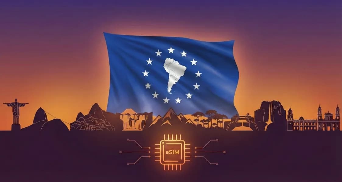 Южная Америка (17 Стран) eSIM coverage